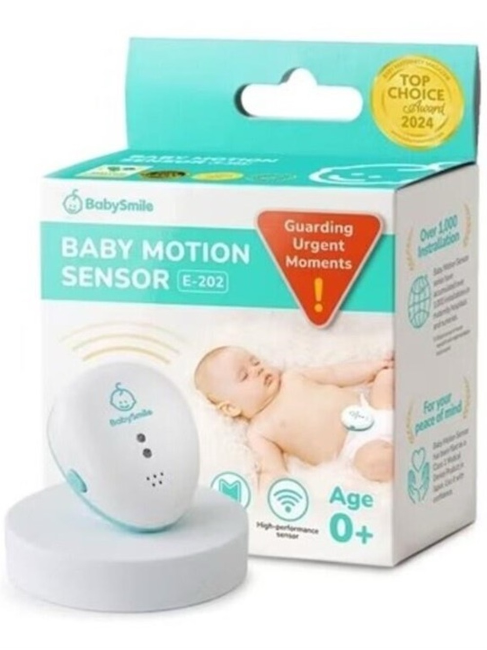 NWT Baby Smile Infant Breathing Monitor | Diaper Clip | Audible Alerts |